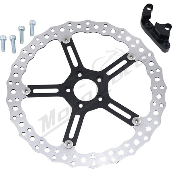ARLEN NESS Big Brake Jagged Floating Rotor Kit Harley Davidson FXBBS / FXLR / FXLRS / FXLRST 1750-1923cc 18-24