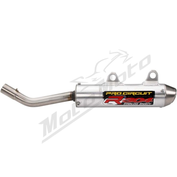 PRO CIRCUIT R-304 Silencer Stainless Steel/Aluminum Kawasaki KX 125/250 03-05