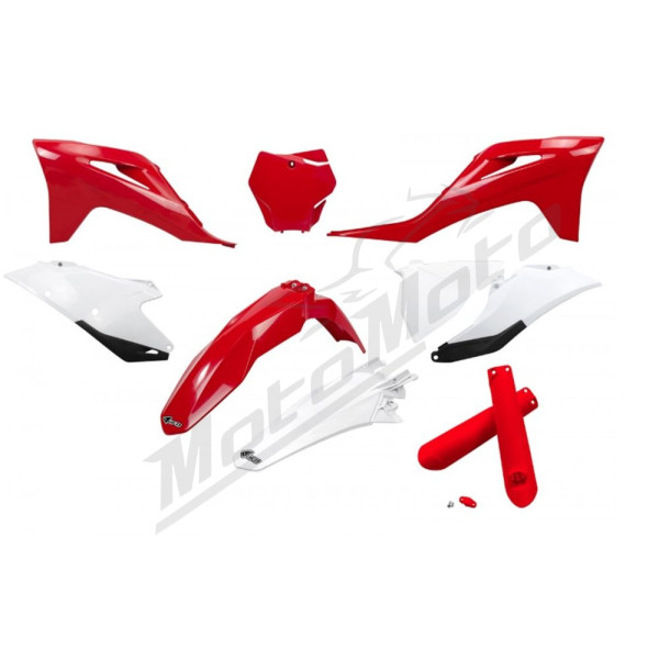 UFO Plastic set with fork guards Gas Gas MC / EX / EX-F / MC-F 125-450 21-23