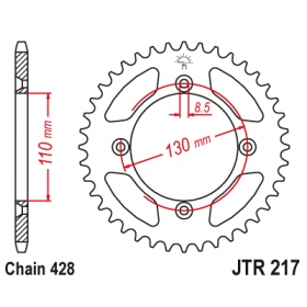 Rear sprocket JTR217