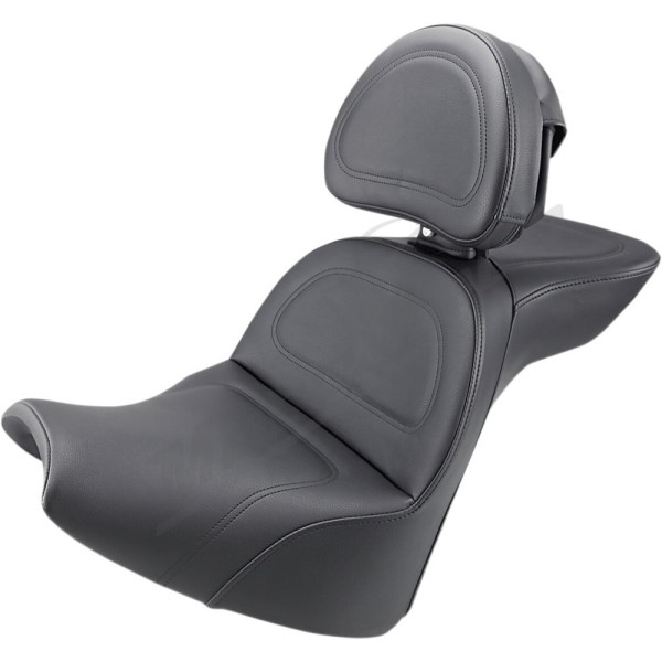SADDLEMEN Explorer Smooth Seat With Backrest Harley Davidson FXBR / FXBRS 1750-1923 18-23 