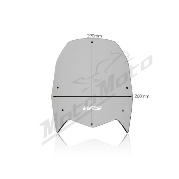 WRS STANDARD Windscreen Dark Smoke Yamaha XTZ 690-700cc 19-24