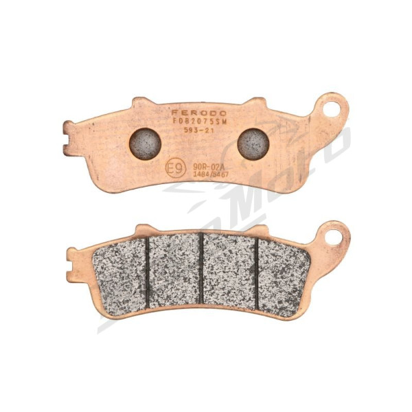 Ferodo Brake pads front/rear 41x115,6x9,4mm Ducati / Honda / Peugeot 125-1800 96-19