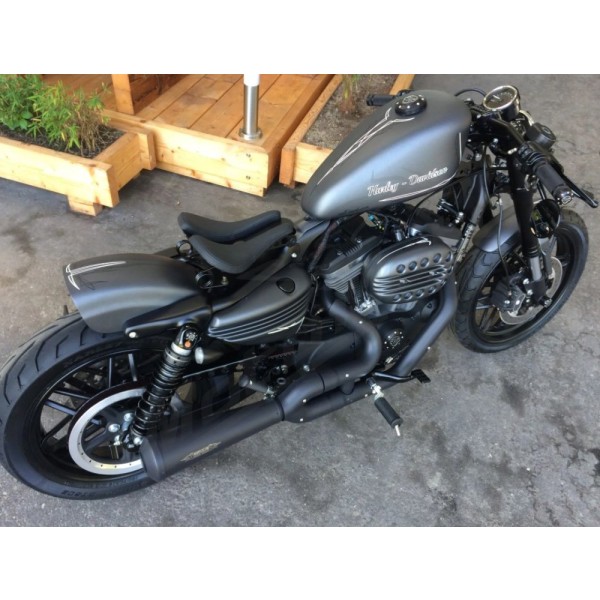 CULT WERK Galinis sparnas nedažytas originalus stilius Harley Davidson XL 883-1200cc 2004-2022