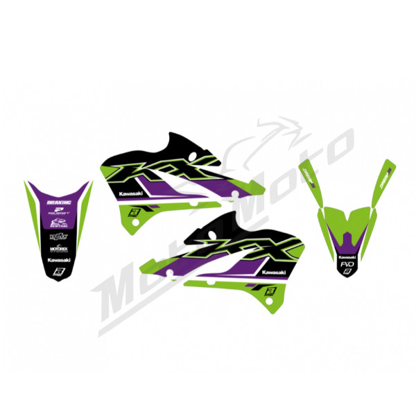 BLACKBIRD DREAM 5 STICKER SET Kawasaki KX 85 2022->