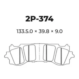 NISSIN Brake pads Honda GL 1800 Gold Wing 18-24