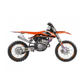 Blackbird DREAM 5 CHROME EFX grafikos lipdukų kompl. KTM SX / SX-F / EXC / EXC-F 125-500cc 16-19