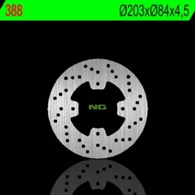 NG BRAKES 388 Rear Round Fixed Brake Disc MBK X-POWER / YAMAHA TZR 50 96-02
