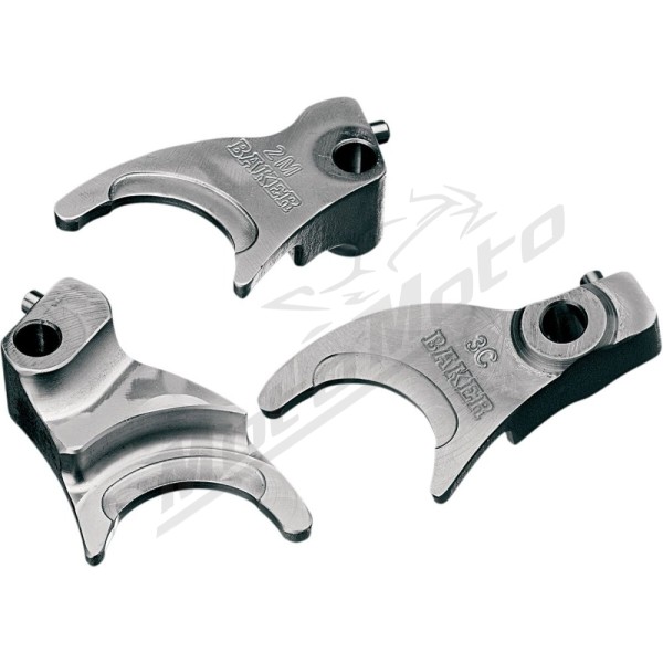 BAKER DRIVETRAIN Big Twin 5-Speed Shifter Forks Harley Davidson 1340-1450 84-05