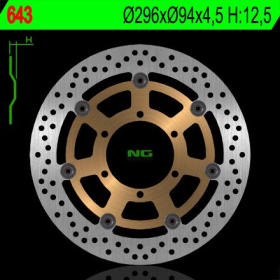 NG BRAKES Front Floating Brake Disc 296mm Honda CB / CBF / CBR / VTX 600-1800cc 01-19
