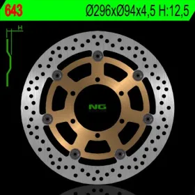 NG BRAKES Front Floating Brake Disc 296mm Honda CB / CBF / CBR / VTX 600-1800cc 01-19