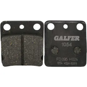 GALFER Pusiau metalinės stabdžių trinkelės Benelli / Daelim / Honda / Husqvarna / Kawasaki / Kymco / Mash / Peugeot / Suzuki / Yamaha 50-450 80-25