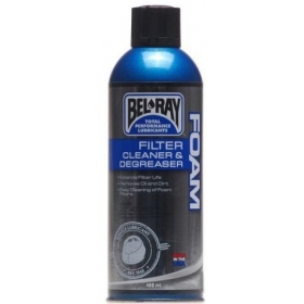 Oro filtro valymo purškalas BEL-RAY filter Cleaner & Degreaser 400ml