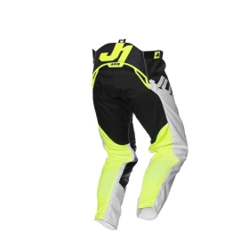 Off Road Pants Just1 J-Force Hexa Black/White/Yellow Fluo 