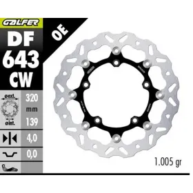 GALFER Front brake disc Kove 800X Pro 23-25