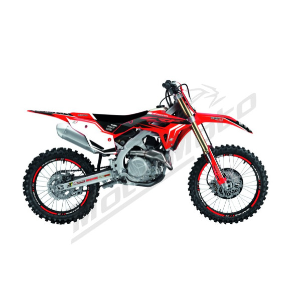 Blackbird lipdukų rinkinys + sėdynės užvalkalas Dream 4 Honda CRF 250-450R 21-24