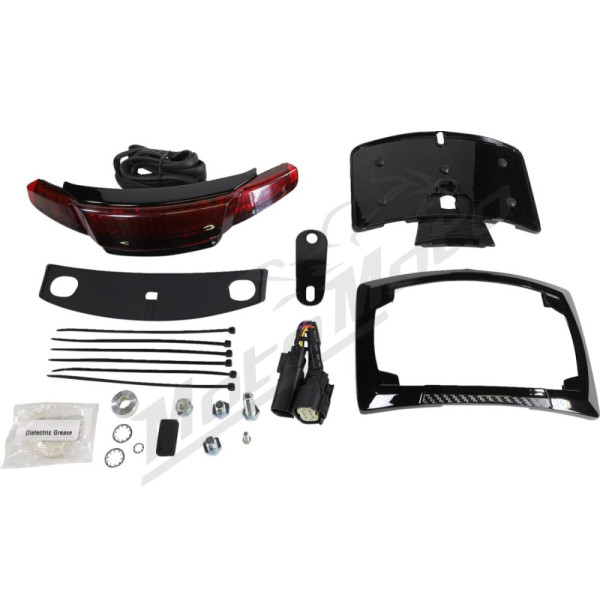 CIRO Latitude Red Taillight and License Plate Mount HARLEY DAVIDSON FLHRXS / FLHX / FLHXS / FLHXSE / FLTRX / FLTRXS / FLTRXSE 1690-1923 14-25