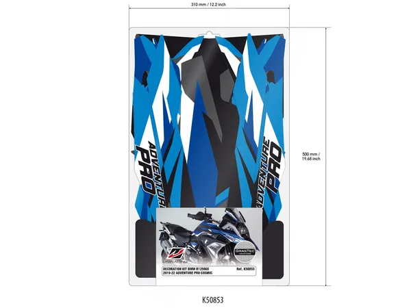 UNIRACING Stickers kit BMW R 1250cc 19-22