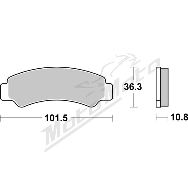 SBS SI Offroad 986SI Sintered Brake Pads CF Moto Cforce / Uforce / Zforce 400-1000cc 18-21
