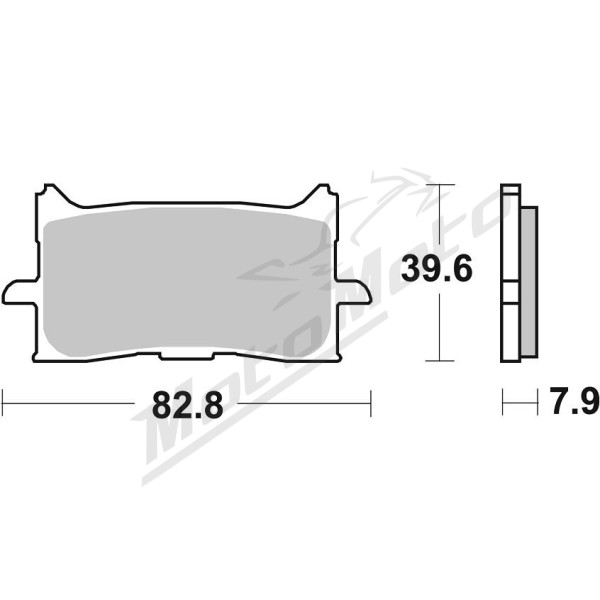SBS RST 940RST Brake Pads Honda CB / CBR / CRF / NT / X-ADV 125-1100cc 16-24