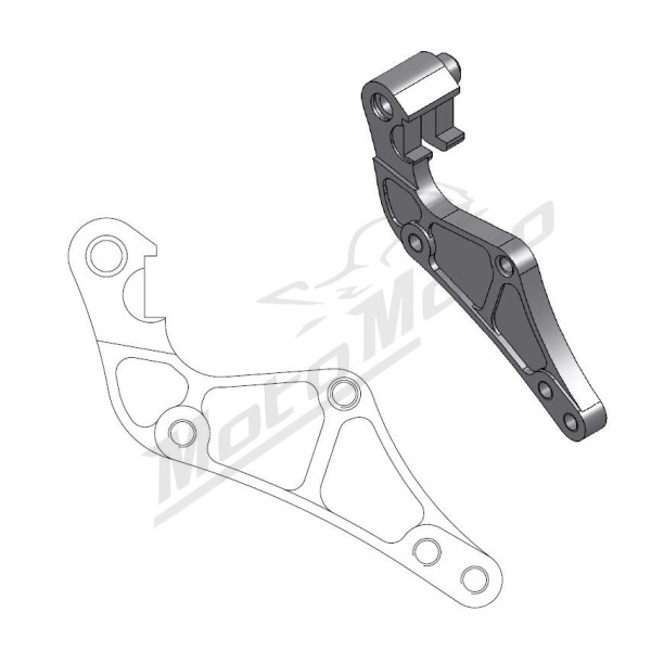 Moto-master Front Brake Disc Adapter 320 mm BMW / Husaberg / Husqvarna / KTM 125-650cc 00-24
