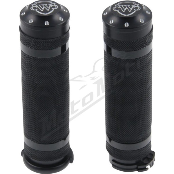 CULT WERK Hand Grips 25,4mm Harley Davidson 883-1868cc 1980-2024 2pcs