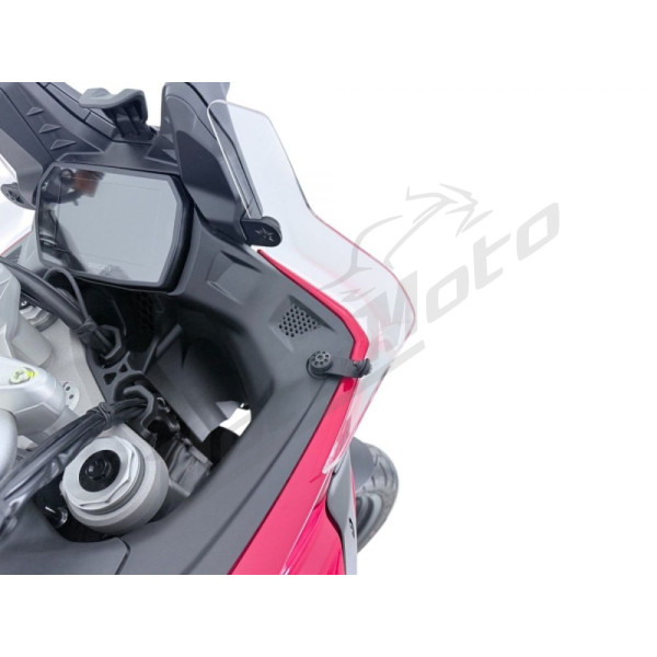 WRS DU038T Side Deflectors Clear Ducati Multistrada V2 900cc ABS 2025