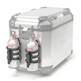 Givi E199 bottle holders on the storage box