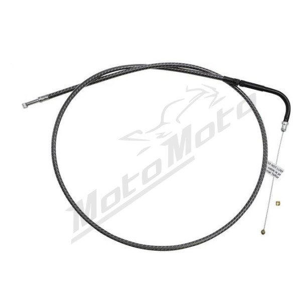 MAGNUM SHIELDING Akceleratoriaus lynas (atidarantis) anglies pluošto Harley Davidson FLD / FLHR / FLS / FXDB / FXDL / FXSTC 1450/1800 99-15 103cm
