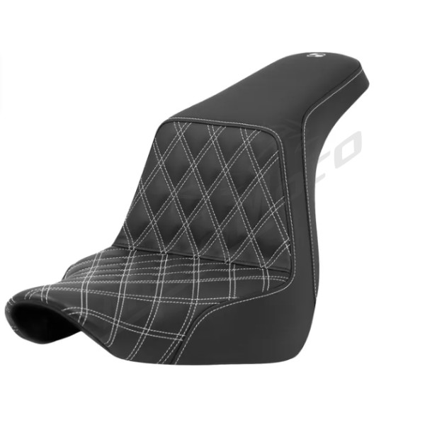 SADDLEMEN Lattice Stitch Step-Up Seat Harley Davidson FLSB / FXLR / FLXRS / FXLRST 1750-1923 18-25