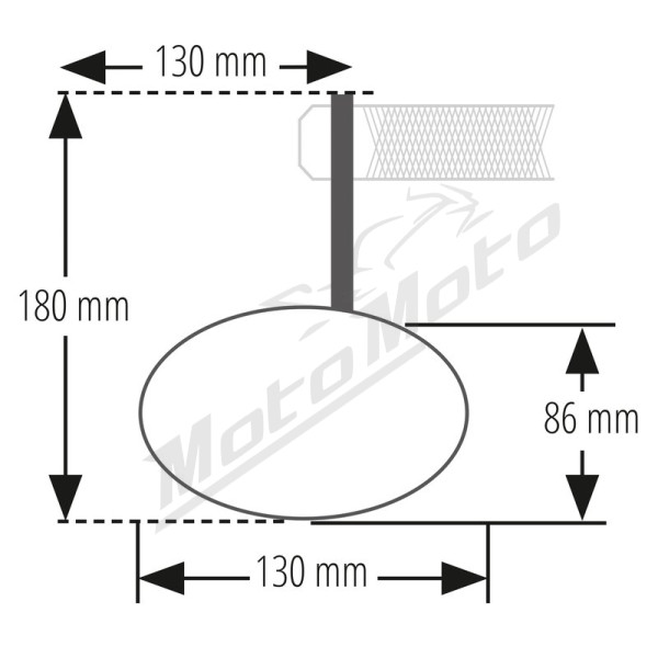 HIGHSIDER Smart Booster-2 EVO Universalus veidrodėlis 1vnt.