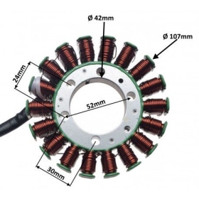 Generatorius POLARIS ATP / MAGNUM / RANGER / SCRAMBLER / SPORTSMAN 400-500cc 1999-2003