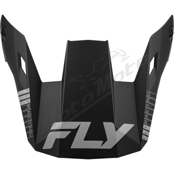FLY RACING Rayce Youth Bicycle Peak - Black/White/Grey