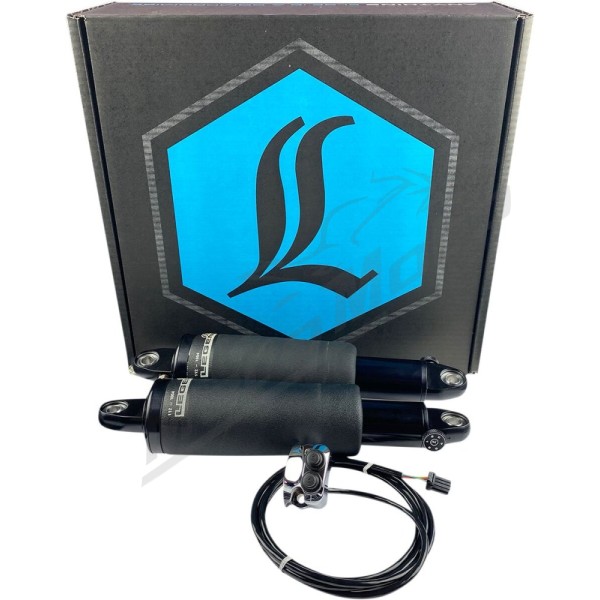 LEGEND SUSPENSION Air-A Adjustable Air Suspension W/Chrome Swich Harley Davidson FLHR / FLHT / FLHX / FLTR 1450/1977 96-25