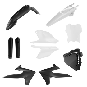 Acerbis plastic kit Black/White Triumph TF 250-450cc 24->