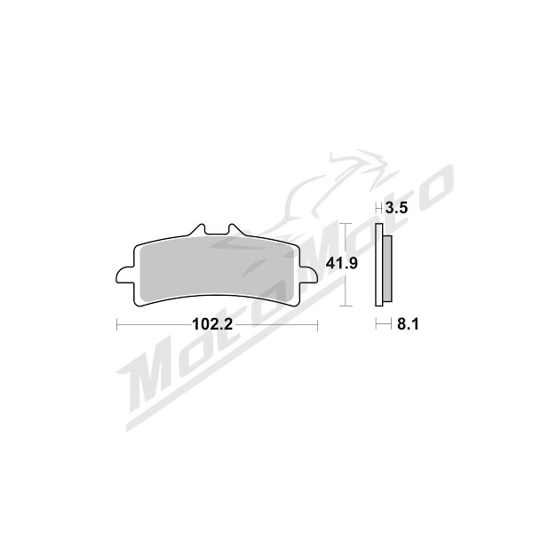 Brembo Brakepads Sintered OEM Ducati Multistrada V4 Pikes Peak 2022-2023