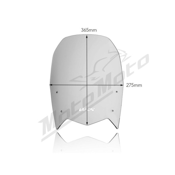 WRS TOURING Priekinis stiklas Lengvai Tamsintas Yamaha XTZ 690-700cc 19-24
