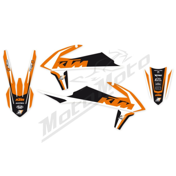 Blackbird set of stickers (veneers) + seat cover KTM SX / SX-F / EXC / EXC-F 125-500cc 19-23