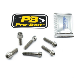 PRO BOLT Titanium Clip-On / Handle Bar Mount Bolt Kit Ducati Panigale 959cc 16-19
