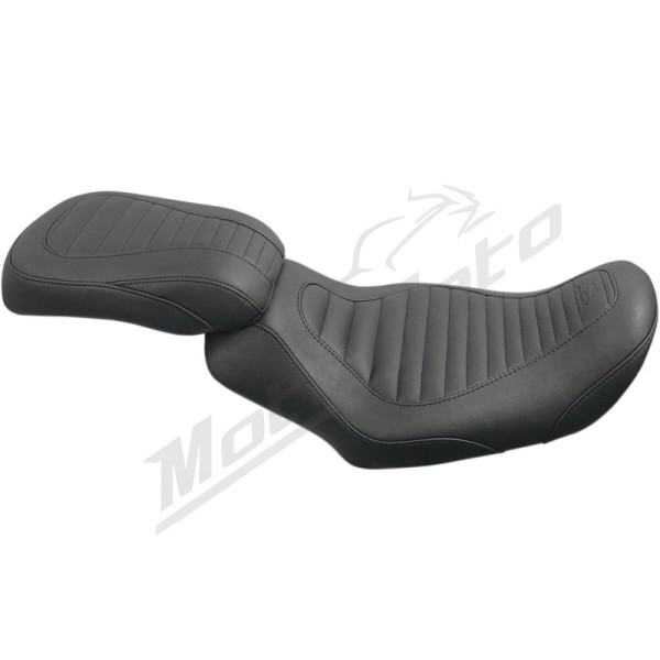MUSTANG "Tripper™" sintetinės odos sėdynė Harley Davidson FLD / FXD / FXDB / FXDC / FXDF / FXDL / FXDWG 1450–1800cc 06–17