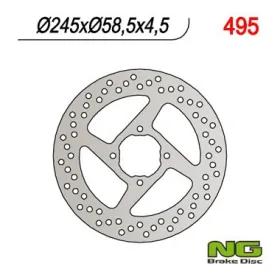 NG BRAKES Galinis fiksuotas stabdžių diskas 245mm Yamaha YFM 350cc 00-03