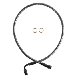 MAGNUM SHIELDING Designer Series Ø12mm Upper Brake Line ABS 66cm 90° Harley Davidson FXDR / FXFB / FXFBS 1750/1868 18-23 