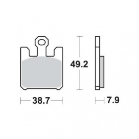  BRAKE PADS FERODO FDB2164ST / MCB742 ROUTE