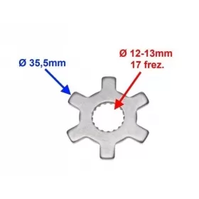 Kickstarter gear MINARELLI HORIZONTAL / VERTICAL 50 2T 