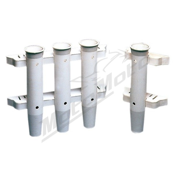 Osculati white nylon 3 rods wall holder
