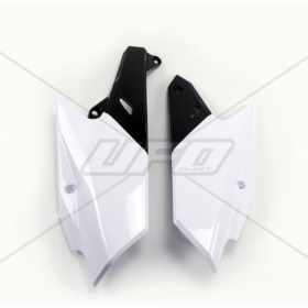 Ufo galiniai šoniniai plastikai Yamaha YZF / WR-F 250-450cc 14-19 Balta/Juoda