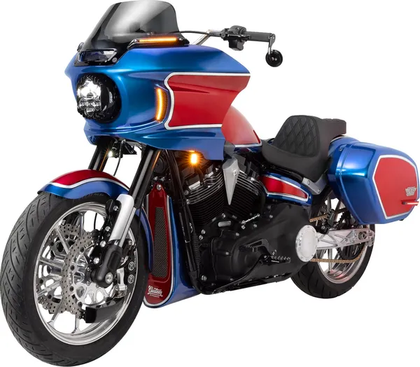DRAG SPECIALTIES SEATS Predator III Seat Harley Davidson FLSB / FXLR / FXLRS / FXLRST 1750-1923cc 18-26