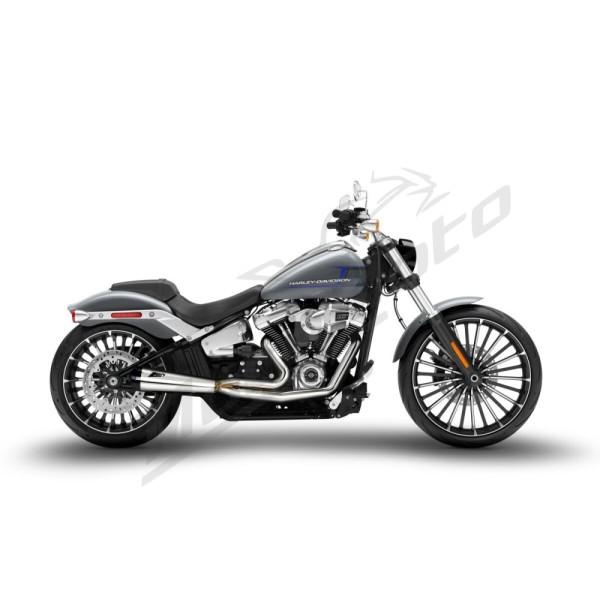 ZARD FULL KIT EXHAUST SYSTEM 2:1 Harley Davidson FLFB / FLFBS / FXBR / FXBRS 1750-1923cc  18-24