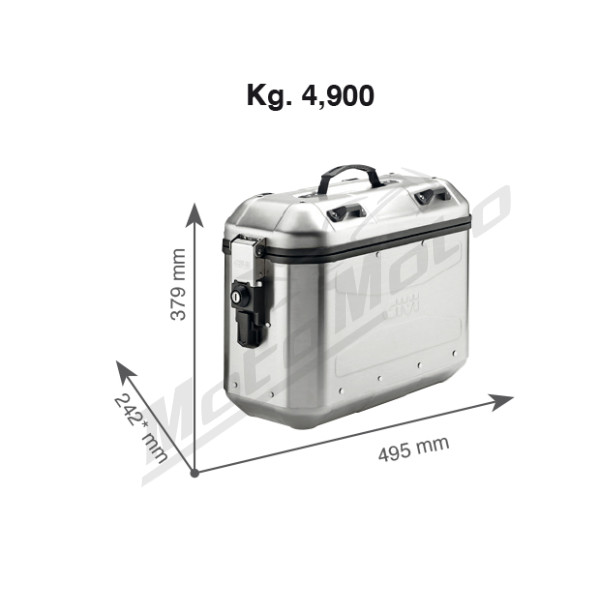Givi Trekker Dolomiti DLMK36A 2x36L Aluminum Side Cases