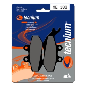TECNIUM organinės stabdžių trinkelės ME189 Aprilia / Beta / Gilera / Malaguti / Rieju 50-180cc 89-24